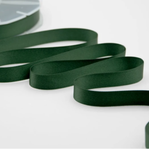 NASTRO DOPPIO RASO ALTA QUALITA' MM.16 MT.50 verde-foresta-1086 (Cod. 1052-05)