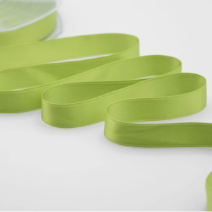 NASTRO DOPPIO RASO ALTA QUALITA' MM.16 MT.50 verde-pistacchio-139 (Cod. 1052-10)