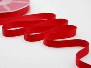 NASTRO DOPPIO RASO ALTA QUALITA' MM.16 MT.50 rosso-31 (Cod. 1052-15)