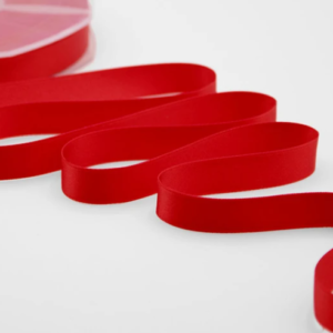 NASTRO DOPPIO RASO ALTA QUALITA' MM.16 MT.50 rosso-31 (Cod. 1052-15)
