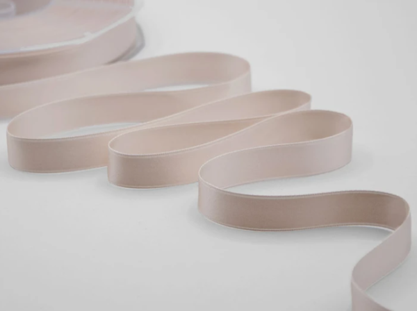 NASTRO DOPPIO RASO ALTA QUALITA' MM.16 MT.50 rosa-cipria-52 (Cod. 1052-33)