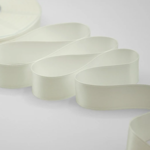 NASTRO DOPPIO RASO ALTA QUALITA' MM.25 MT.50 bianco-naturale-1 (Cod. 1053-01)