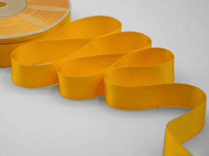 NASTRO DOPPIO RASO ALTA QUALITA' MM.25 MT.50 giallo-sole-1006 (Cod. 1053-02)