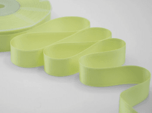 NASTRO DOPPIO RASO ALTA QUALITA' MM.25 MT.50 verde-acido-119 (Cod. 1053-07)