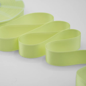 NASTRO DOPPIO RASO ALTA QUALITA' MM.25 MT.50 verde-acido-119 (Cod. 1053-07)