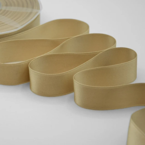 NASTRO DOPPIO RASO ALTA QUALITA' MM.25 MT.50 beige-2 (Cod. 1053-13)