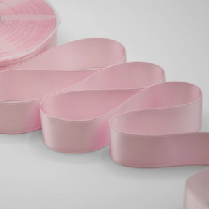 NASTRO DOPPIO RASO ALTA QUALITA' MM.25 MT.50 rosa-baby-20 (Cod. 1053-14)