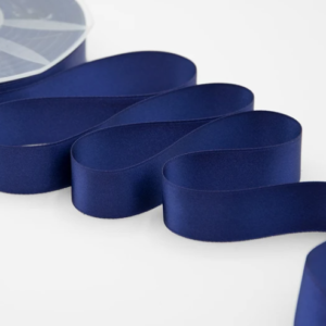 NASTRO DOPPIO RASO ALTA QUALITA' MM.25 MT.50 blu-scuro-426 (Cod. 1053-24)