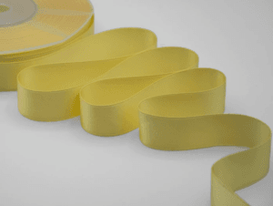 NASTRO DOPPIO RASO ALTA QUALITA' MM.25 MT.50 giallo-428 (Cod. 1053-25)