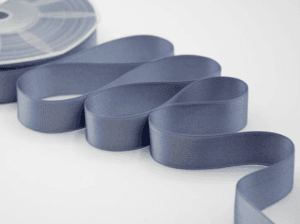NASTRO DOPPIO RASO ALTA QUALITA' MM.25 MT.50 azzurro-avio-43 (Cod. 1053-26)