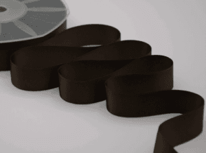 NASTRO DOPPIO RASO ALTA QUALITA' MM.25 MT.50 cacao-49 (Cod. 1053-31)