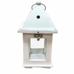 LANTERNA TETTO CUPOLA BIANCA 11,5X11,5 H23  (Cod. 31776-01)
