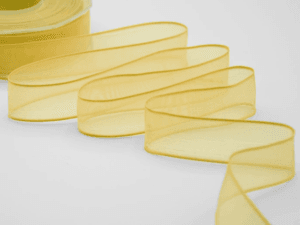 NASTRO VELO BORDI RAME MM.40 MT.25 giallo-sole-1006 (Cod. 5512-01)