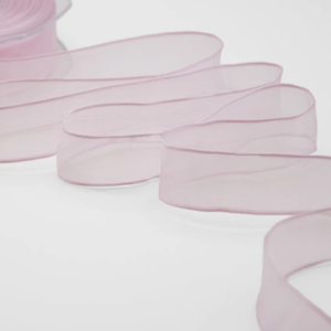 NASTRO VELO BORDI RAME MM.40 MT.25 rosa-baby (Cod. 5512-06)