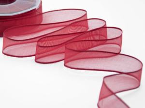 NASTRO VELO BORDI RAME MM.40 MT.25 amaranto (Cod. 5512-13)