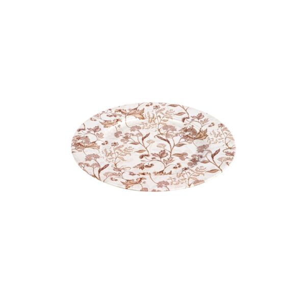 PIATTO LATTA COTTAGE D.33CM beige (Cod. 32204-02)