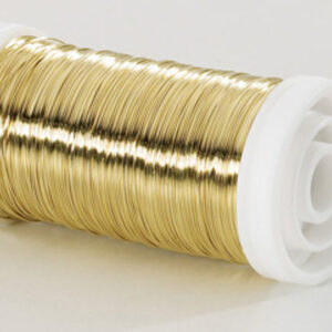 BOBINA FILO FERRO DECO PREMIUM MM.0,30 GR.100 oro-chiaro (Cod. 1434-17)