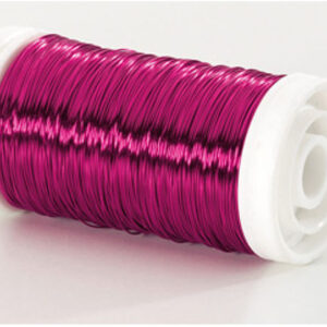 BOBINA FILO FERRO DECO PREMIUM MM.0,30 GR.100 fucsia (Cod. 1434-20)