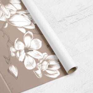 BOB. MAGNOLIA PROFUMO FLOREALE H100X25MT 50MY sabbia (Cod. 28350-01)