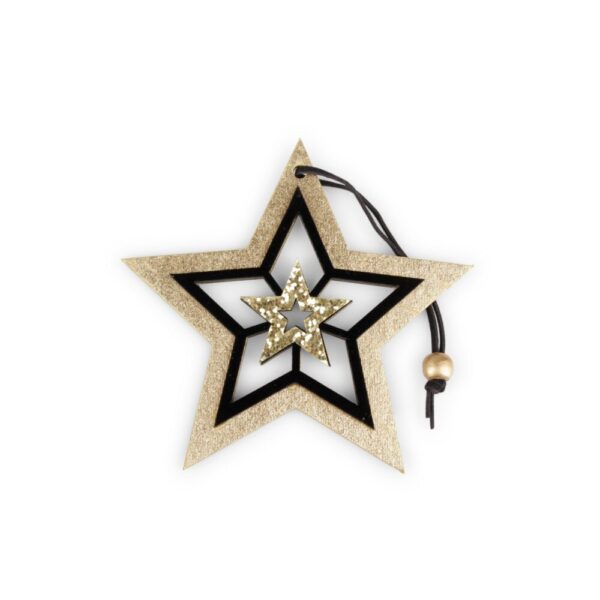 STELLE DA APPENDERE 12X21,5 CM  (Cod. 32271-01)