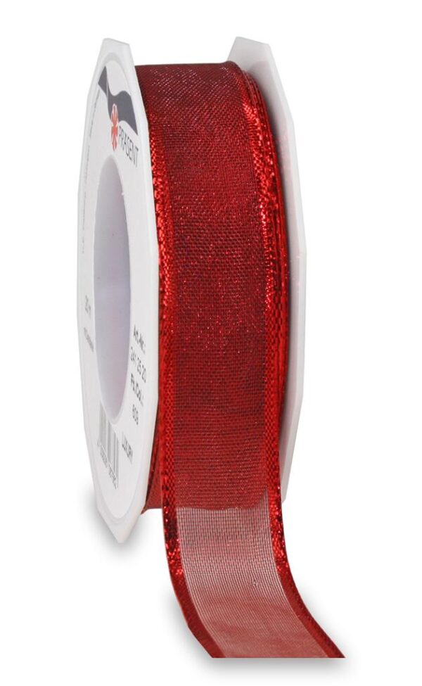 NASTRO LUXURY 20M 25MM  rosso (Cod. 22469-01)