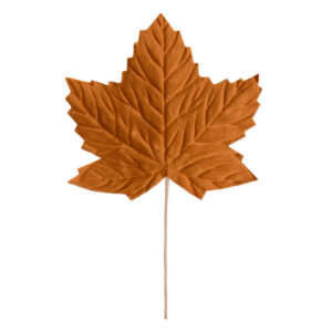 FOGLIA VELLUTO 12PZ. cognac (Cod. 32290-02)