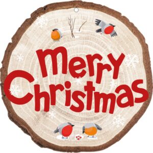 CERCHI "SNOWOOD" IN LEGNO 30 CM christmas (Cod. 32251-01)