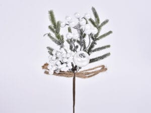 SET 12 PZ. PICK  BACCHE 24CM bianco (Cod. 31966-01)