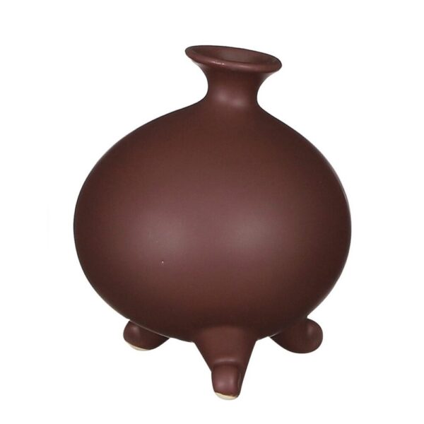 VASO FIORE SINGOLO GRANDE marrone (Cod. 32519-03)