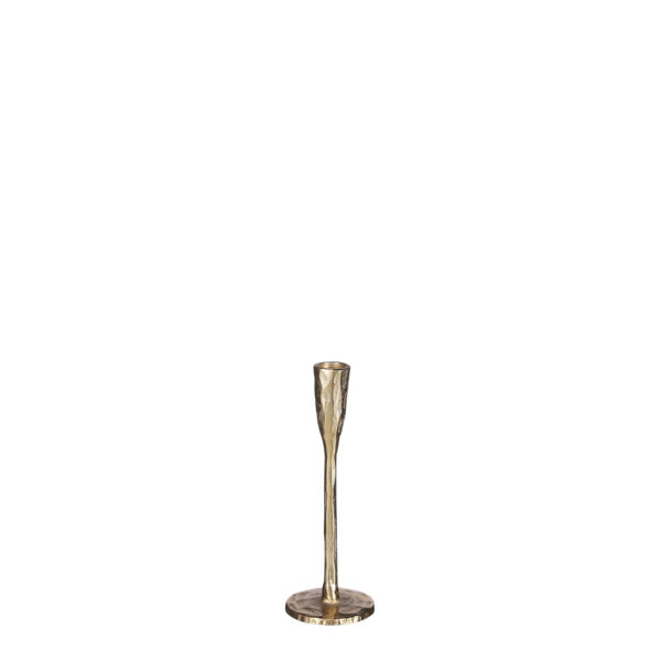 CANDELABRO STRETTO ORO  D7- H20 CM  (Cod. 32522-01)