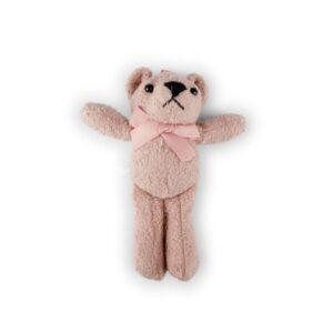 SET 4 ORSACCHIOTTO DI PELUCHE 15X12 CM rosa (Cod. 30841-03)