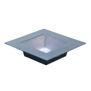 VASSOIO PLASTICA QUADRATO 20X20 CM argento (Cod. 32165-03)