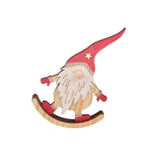 BABBO NATALE DONDOLINO 27,5X17 CM  (Cod. 31822-01)