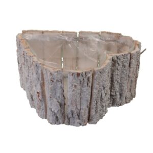 CESTINO A CUORE LEGNO 22X22X10CM  (Cod. 31932-01)