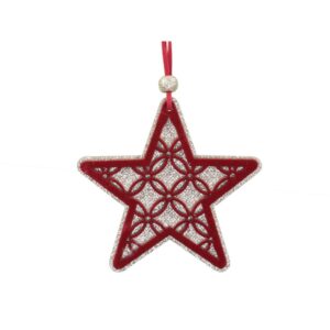 SET 6 PZ  STELLE D'APPENDERE 10,5X10,5 CM  (Cod. 32004-01)