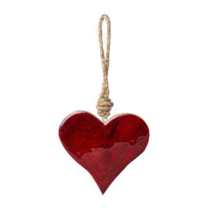 CUORE DA APPENDERE 12X12X1,5 CM  (Cod. 30207-01)