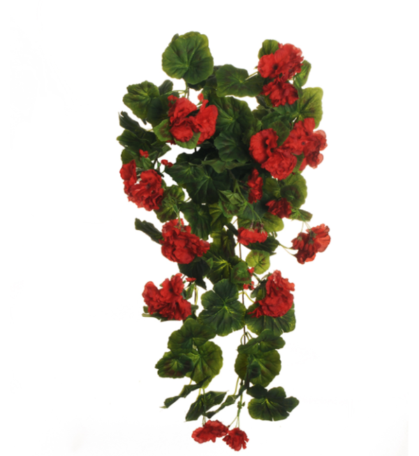 BUSH GERANIO CADENTE X9 62CM rosso (Cod. 32400-01)