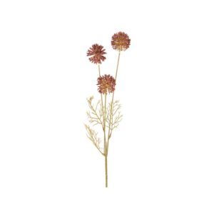 RAMO DI AGLIO FIORITO CM 62 marrone (Cod. 32437-03)