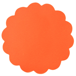 SOTTOVASO POLICARTA D 54/56 50PZ arancio (Cod. 31980-07)