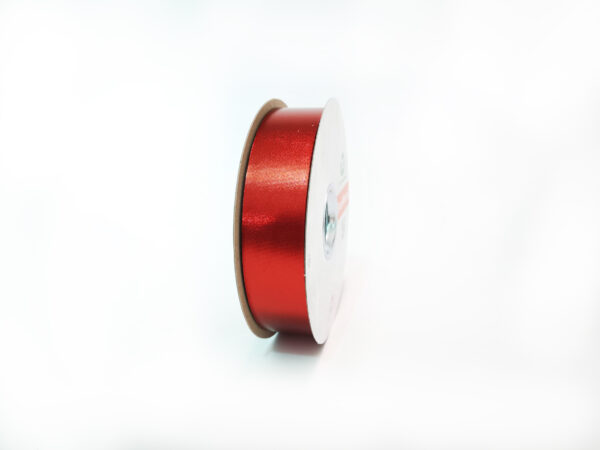 NASTRO PEPITA SETA STARMETAL SATIN MM.31 MT.100 rosso (Cod. 1357-01)