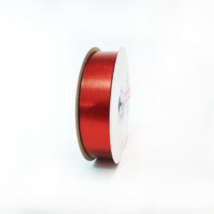 NASTRO PEPITA SETA STARMETAL SATIN MM.31 MT.100 rosso (Cod. 1357-01)