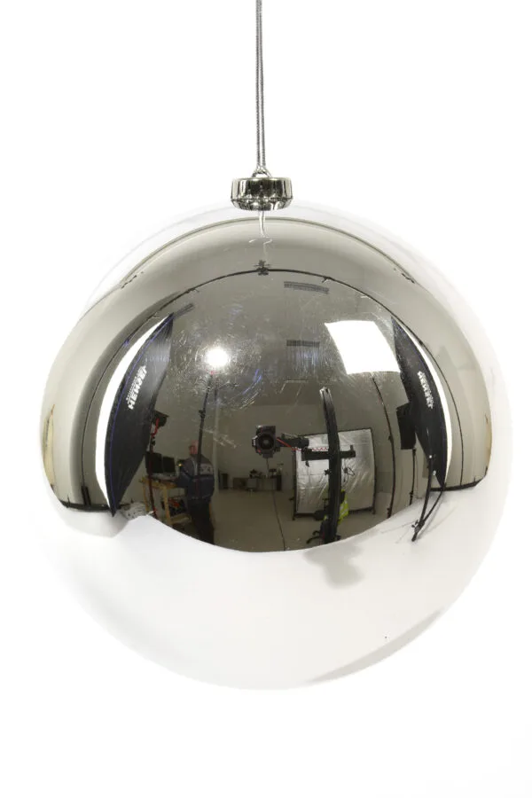 PALLINA DI NATALE D20 CM argento (Cod. 24010-02)