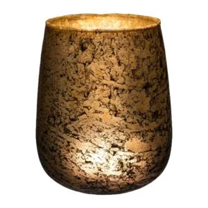 PORTACANDELA VETRO CM.12X12 H14  (Cod. 32756-01)