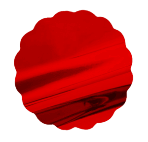SOTTOVASI METALLIZZATI D54 PZ 50 rosso (Cod. 32746-04)