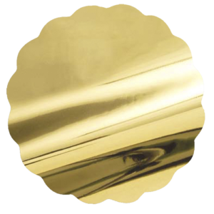 SOTTOVASI METALLIZZATI D64 PZ 50 oro (Cod. 32747-03)