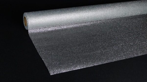 BOBINA GARZA LAMINATA CM 53 X 9 MT argento (Cod. 24242-02)