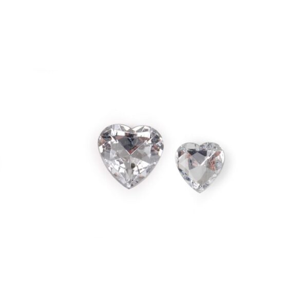 BOX 120 DIAMANTI CUORE D2-2,7 cm  (Cod. 17927-01)