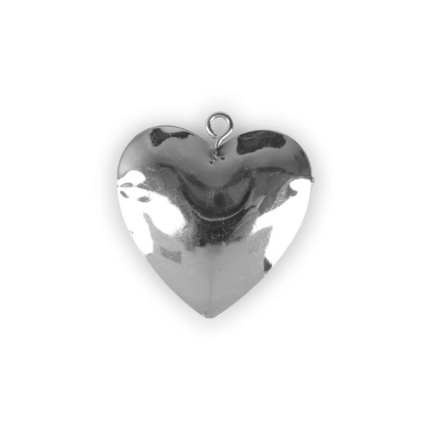SET 24 PZ CUORE 3D METALLO D5 CM argento (Cod. 33412-01)