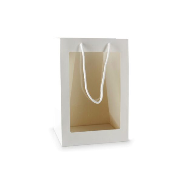 SET 10 PZ BORSA CARTA 16X20 H30 CM crema (Cod. 32920-02)