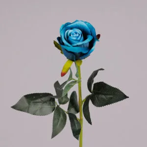 RAMO ROSA VELVET MEDIA 74 CM blu-scuro (Cod. 26614-01)